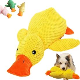 HOOPET Dog Toy Pet Chew Training Yellow Duck Product Funny Interactive Toy for Puppy and Cat