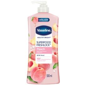Vaseline Super Food Freshlock Peach Lotion 500ml.